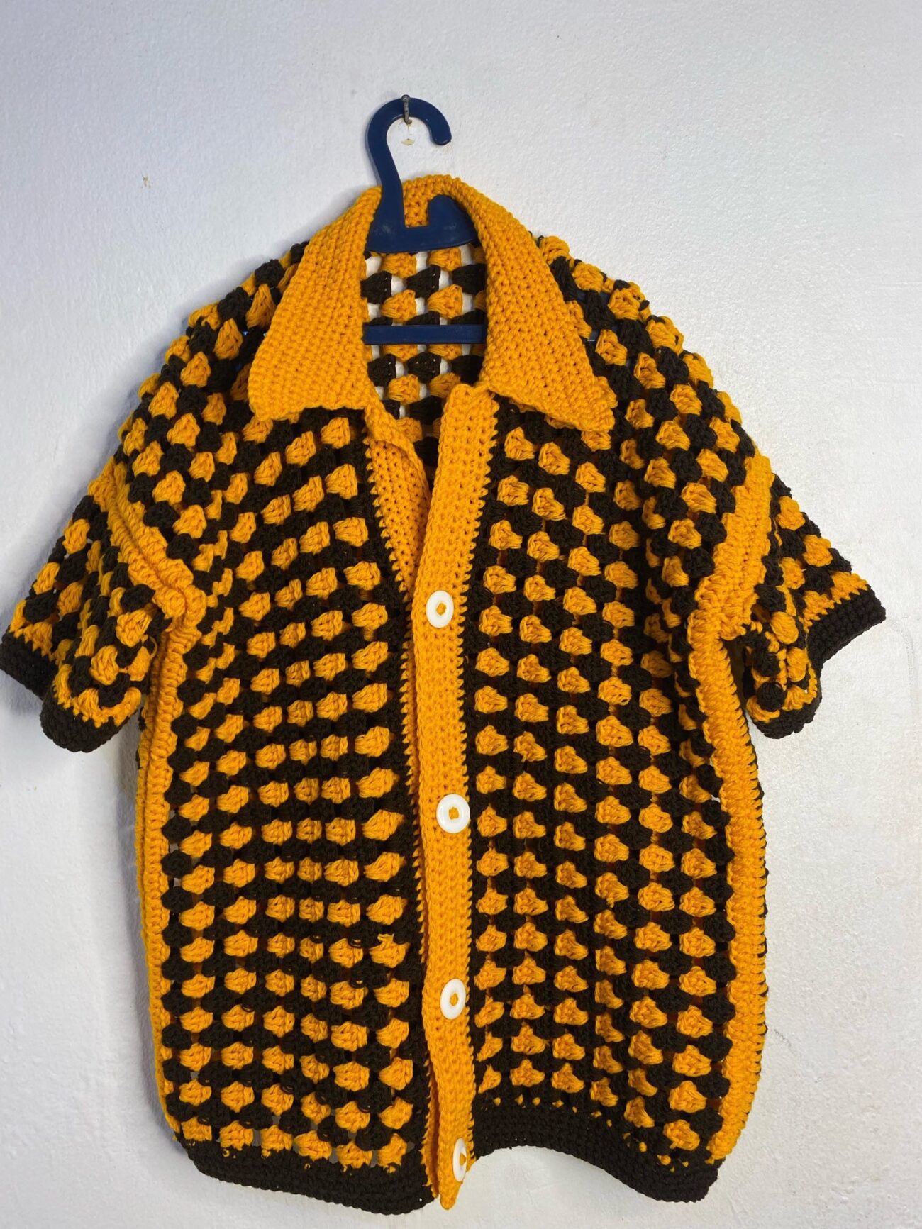 Maxx Shirt- brown + yellow