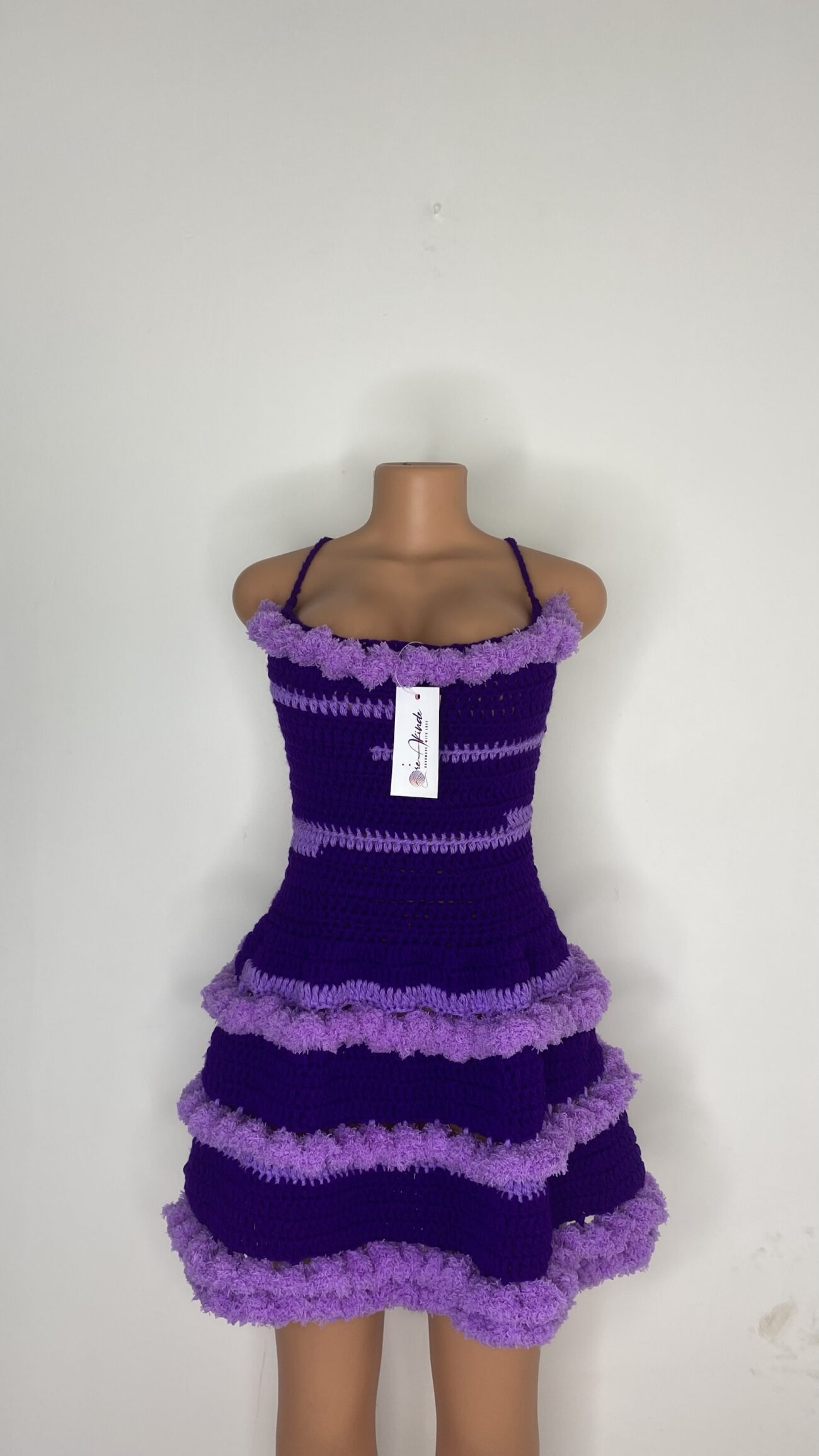 Flamingo Mini Dress- Purple
