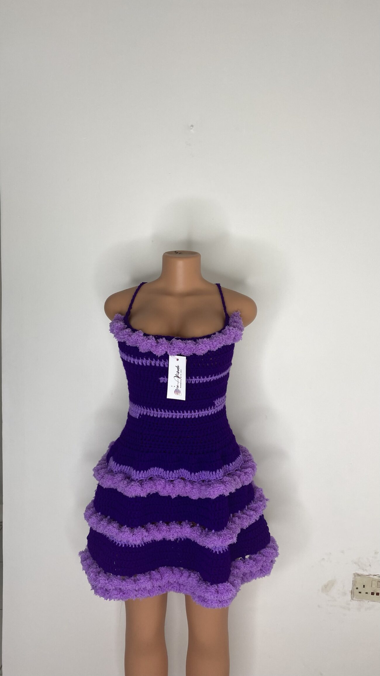 Flamingo Mini Dress- Purple - Image 5