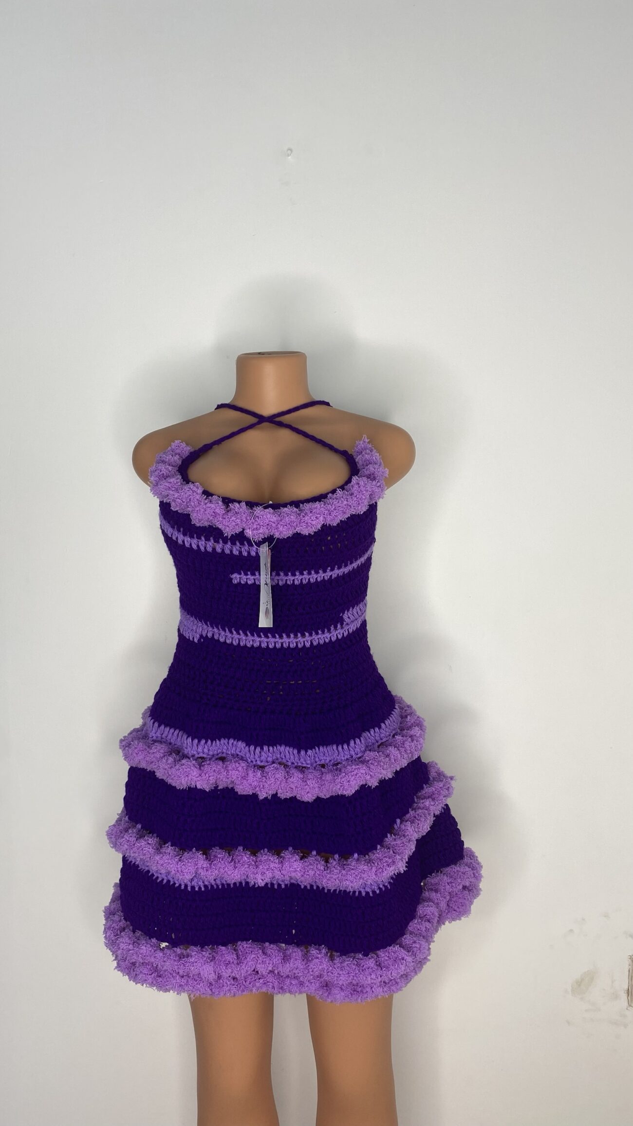 Flamingo Mini Dress- Purple - Image 4