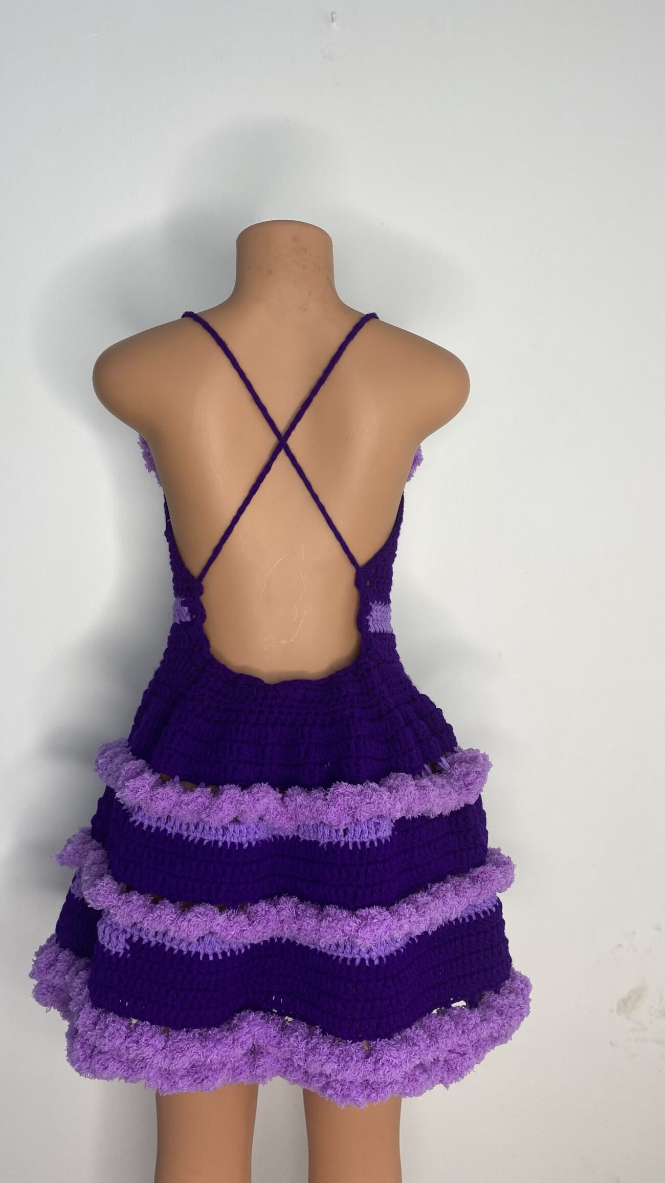 Flamingo Mini Dress- Purple - Image 3